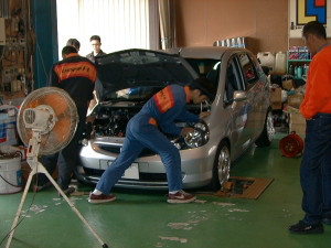 はじめての馬力測定。